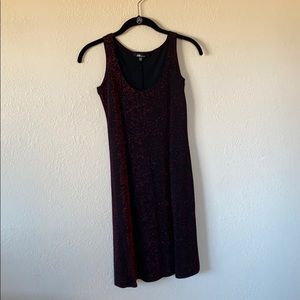 Black and Red Shimmer Dress